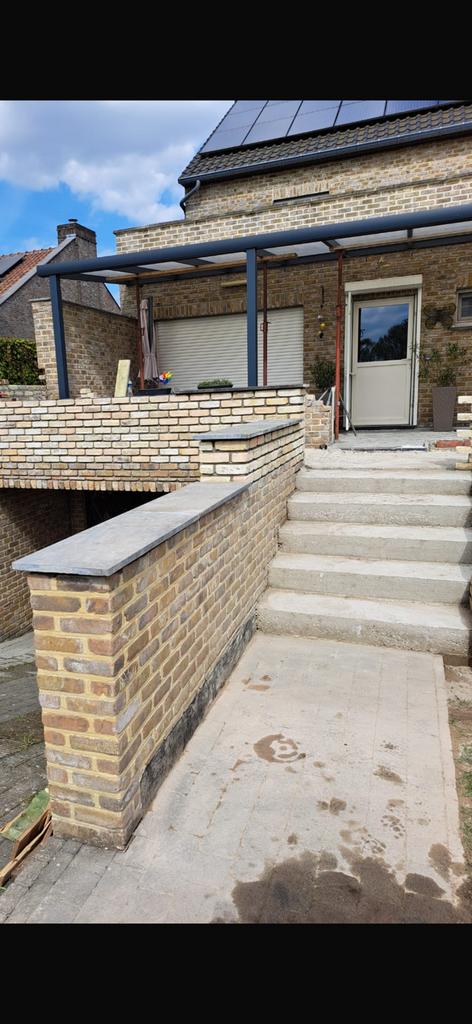 Veranda Aluminium 9m x 3m antraciet, Tuin en Terras, Overkappingen, Gebruikt, Veranda, Ophalen