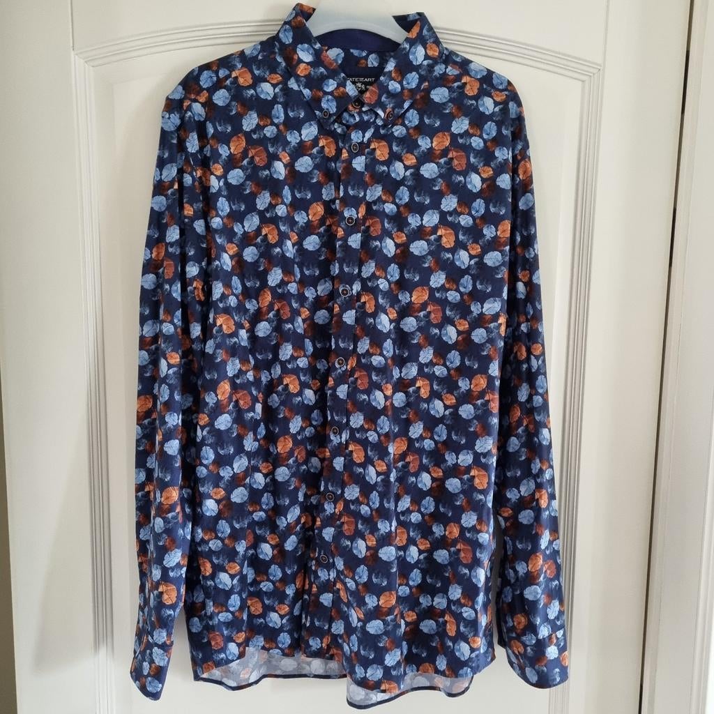 Overhemd "State of Art" - maat XXL - blauw - z.g.a.n., Ophalen of Verzenden, Blauw