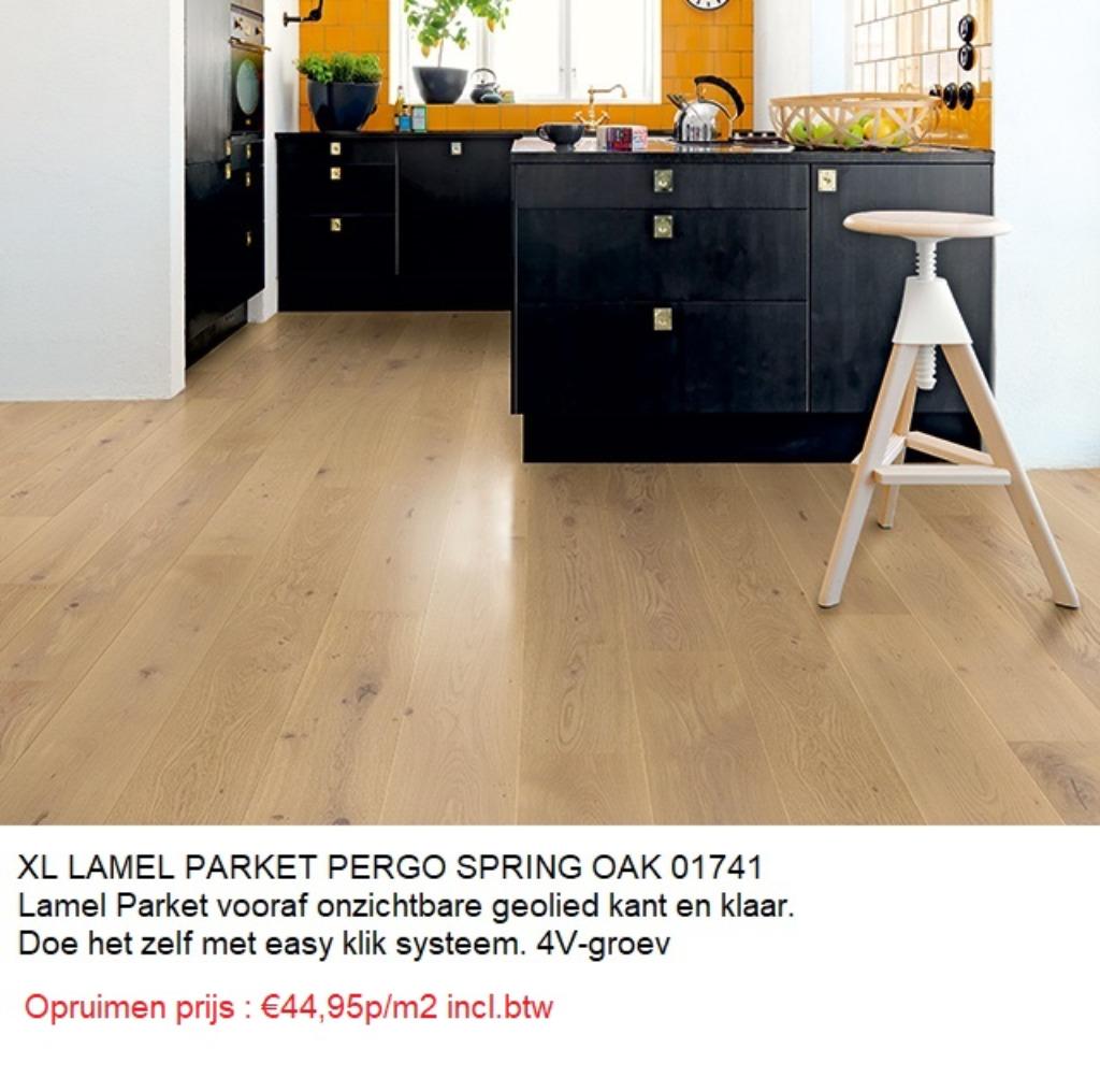 XL Lamel Parket Klik Spring Oak Natuur vooraf geolied, Maison & Meubles, Ameublement | Revêtements de sol, Neuf, Enlèvement ou Envoi