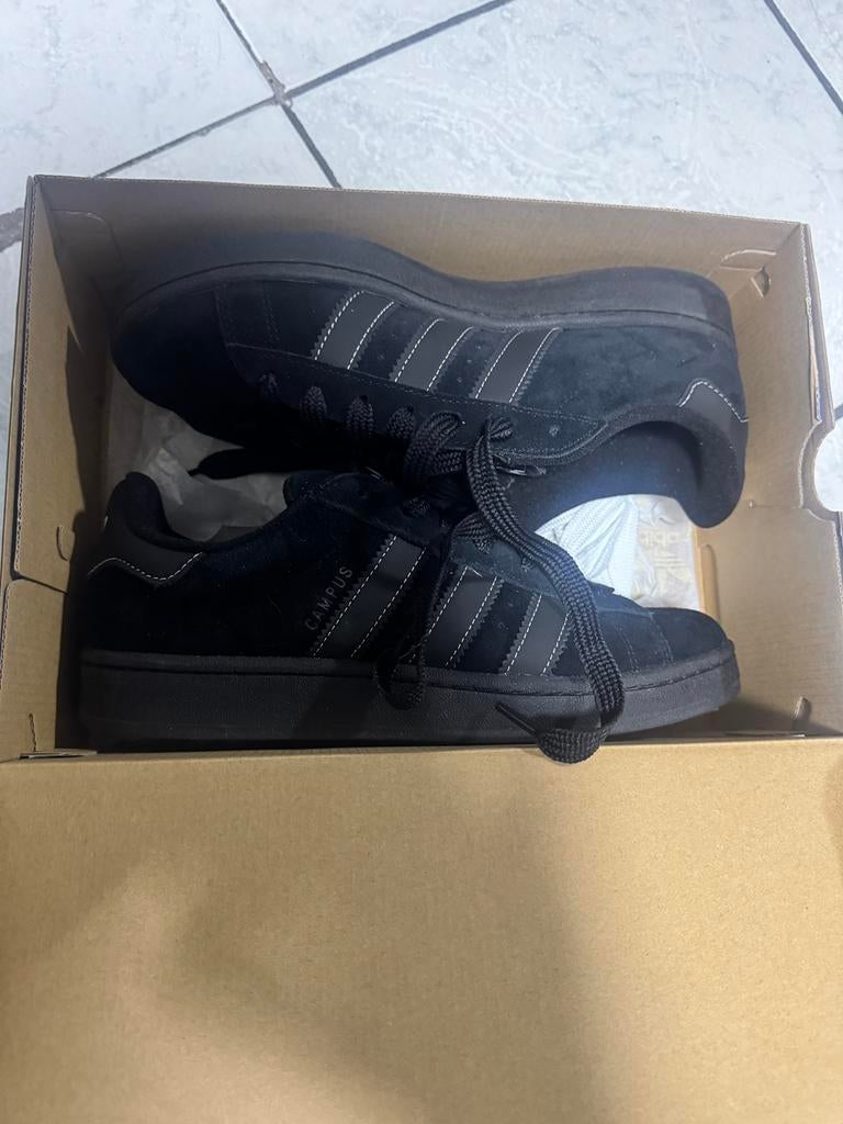 Adidas campus 43 1/3 avec boîte/ met doos, Kleding | Heren, Schoenen, Ophalen, Zwart, Zo goed als nieuw, Sneakers