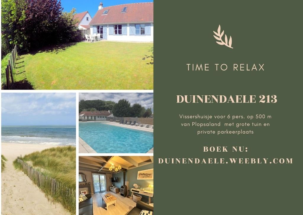 De Panne: 6pers vissershuisje op 500 m van Plopsaland, Vacances, Maisons de vacances | Belgique, Anvers et Flandres, Maison de campagne ou Villa