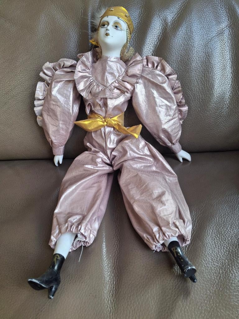 Porcrleine pop  50 cm, Verzamelen, Ophalen, Zo goed als nieuw, Pop