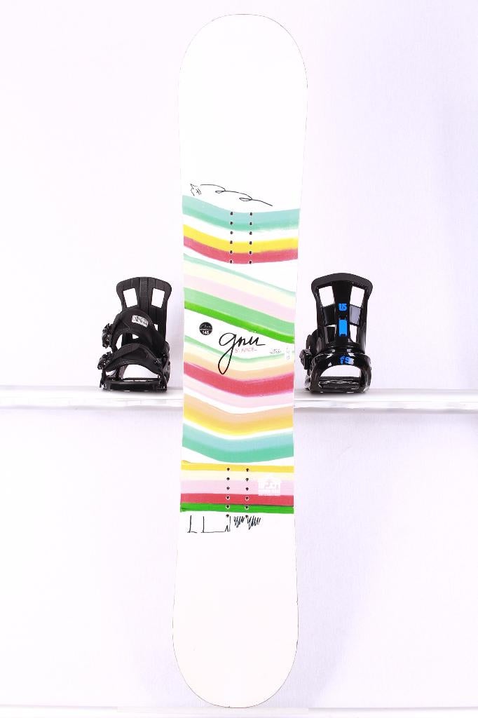 151 dames snowboard GNU B-NICE 2023, White, ROCKER, Ophalen of Verzenden, Gebruikt, Board