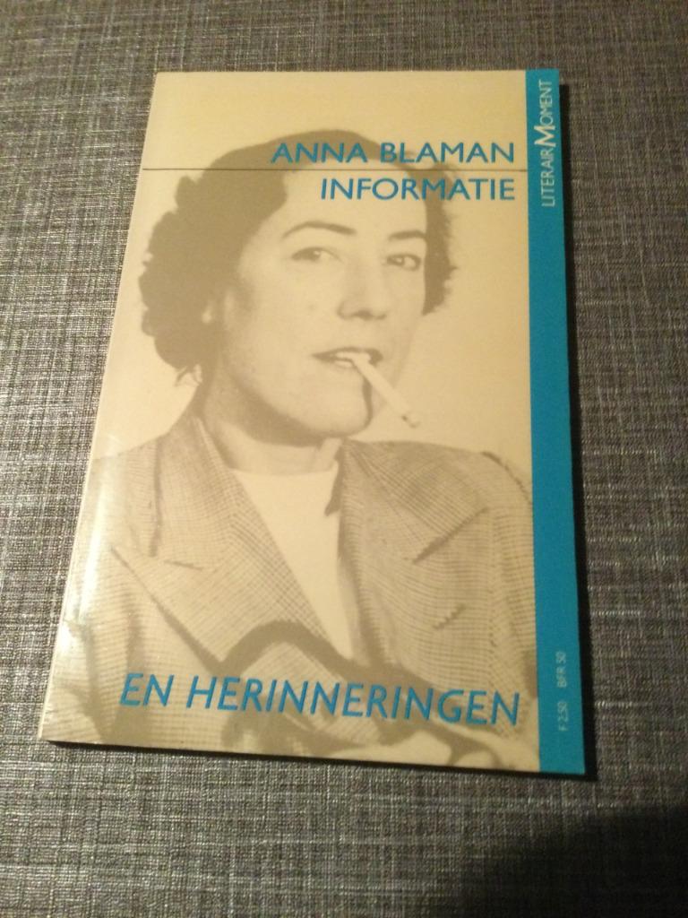 Anna Blaman - Informatie en herinneringen, Enlèvement ou Envoi, Utilisé