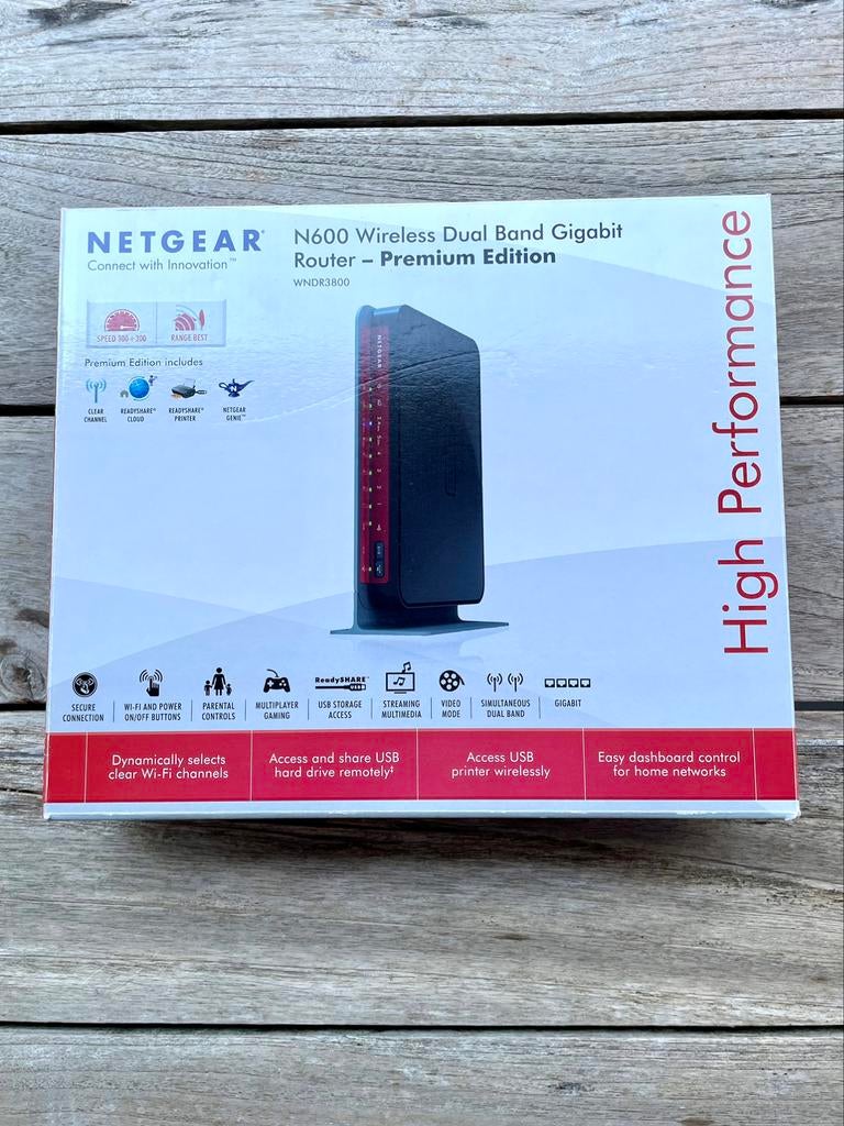 Netgear N600 Wireless Gigabit router, Ophalen of Verzenden, Zo goed als nieuw, Router