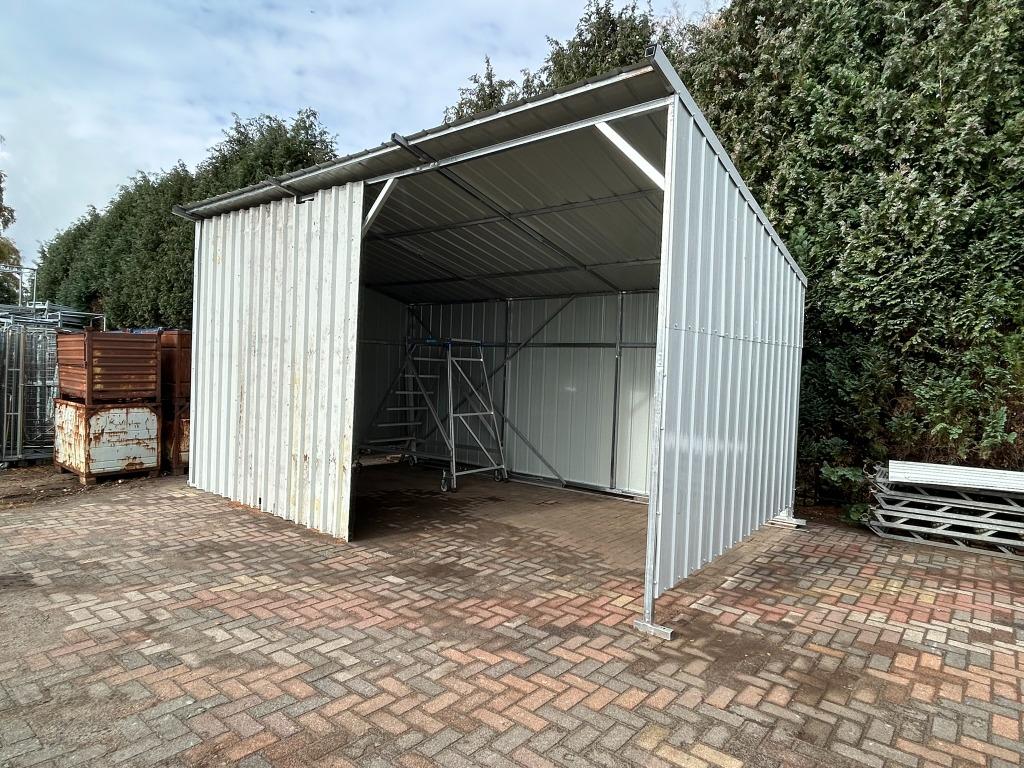 Stalen overkapping/afdak/garage/schuur open 600x340CM 20M2, Ophalen, 200 tot 400 cm, Schuur, Nieuw