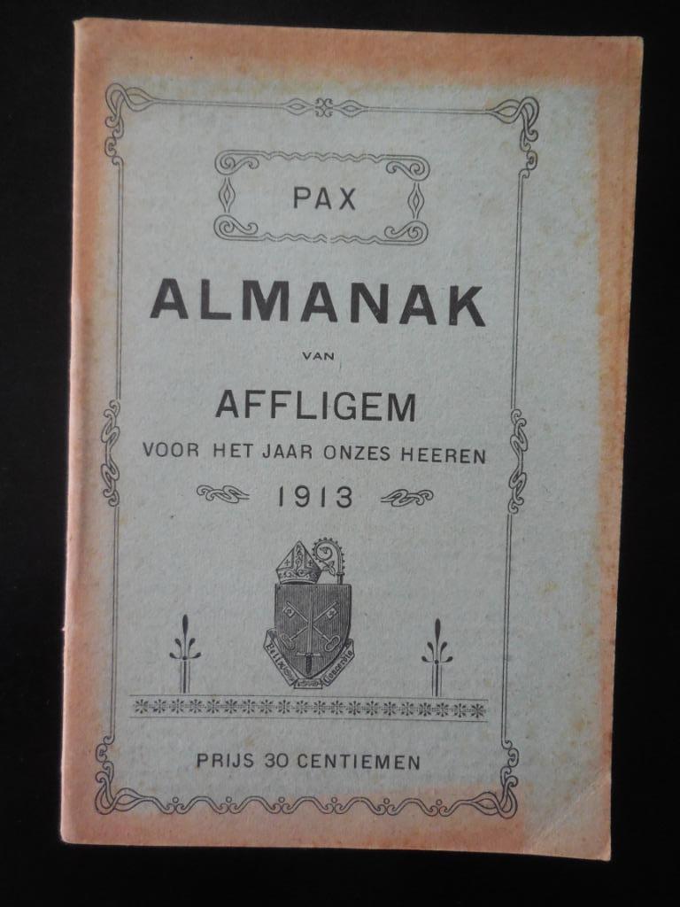 AFFLIGEM - 'Almanak van Affligem' 1913, Ophalen of Verzenden, Zo goed als nieuw