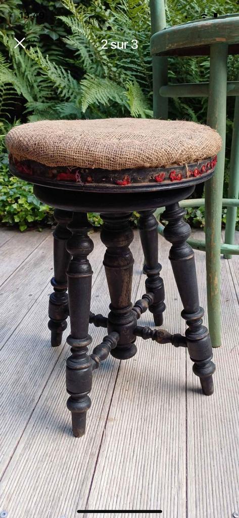 tabouret de piano, Enlèvement ou Envoi, Réglable en hauteur, Utilisé, Bois