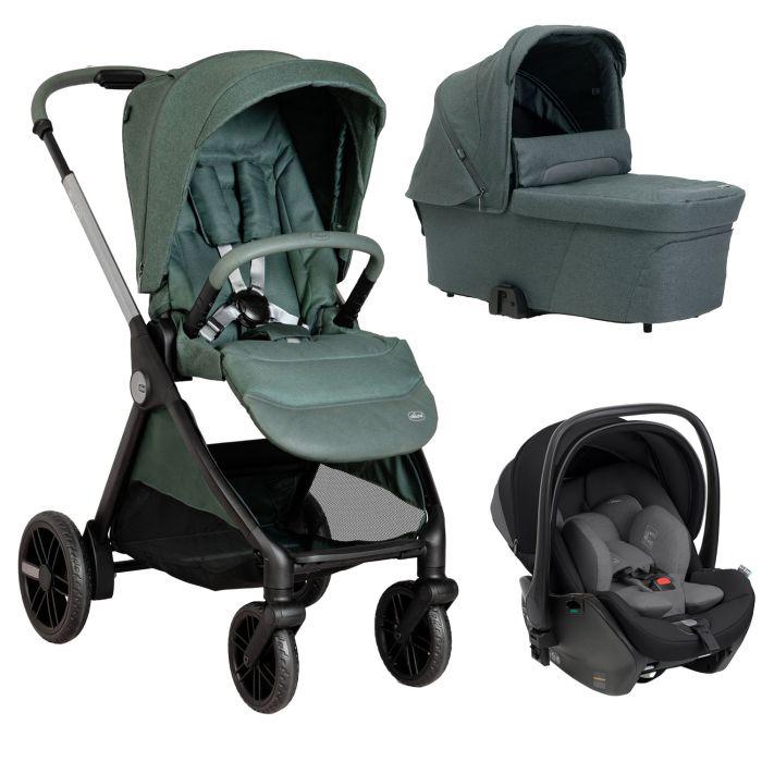 Pousette chicco bellagio verte, Enfants & Bébés, Poussettes & Combinaisons, Comme neuf, Poussette, Autres marques, Avec nacelle