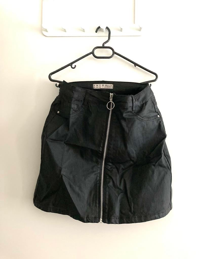 Zwarte minirok - Denim Co, Kleding | Dames, Zwart, Ophalen of Verzenden, Zo goed als nieuw, Maat 34 (XS) of kleiner