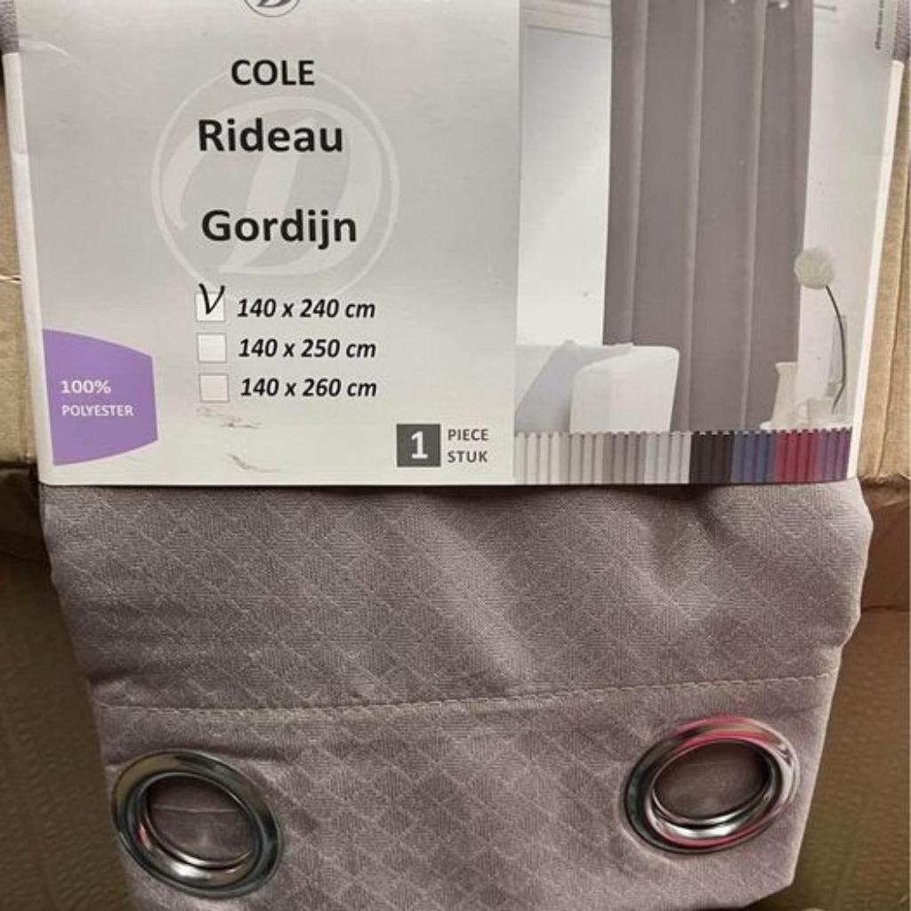 Tenture taupe neuve prêt à poser - ️ Pas de paiement par co, 200 cm of meer, Nieuw, Ophalen of Verzenden, Overige kleuren