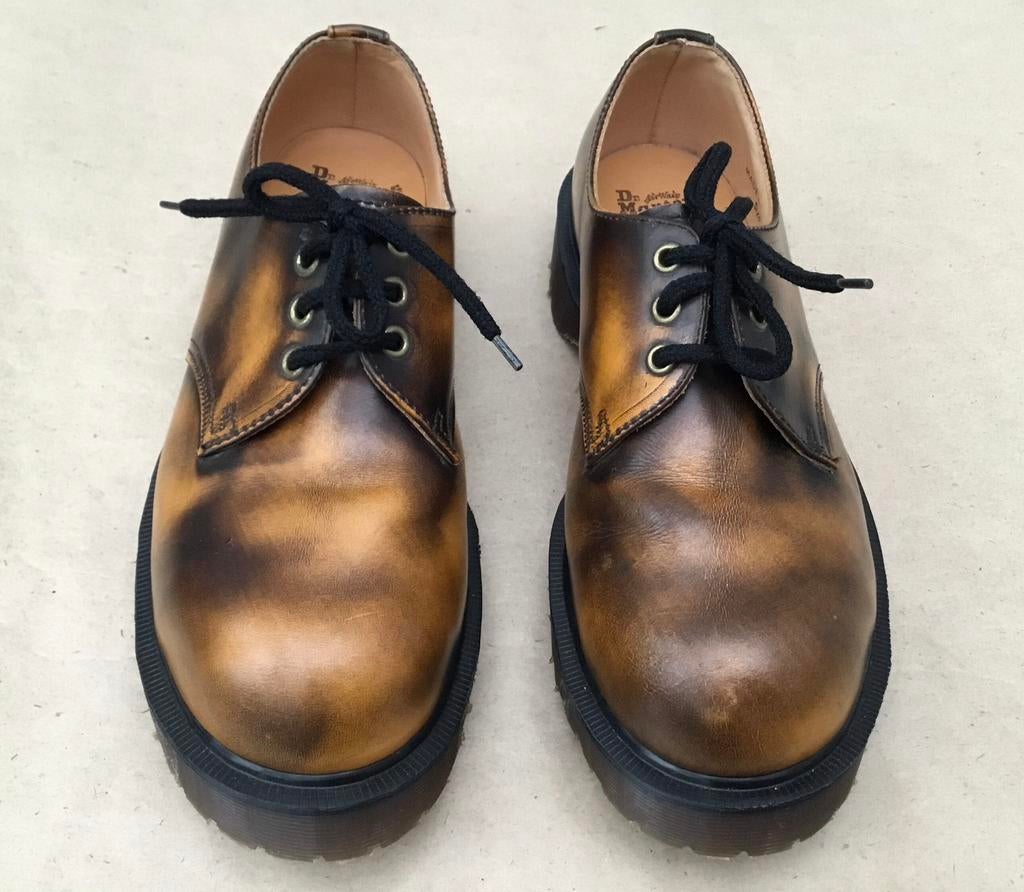 Dr Martens schoenen Marble Rubb Off Made in England UK 6, Ophalen of Verzenden, Zo goed als nieuw, Dr martens