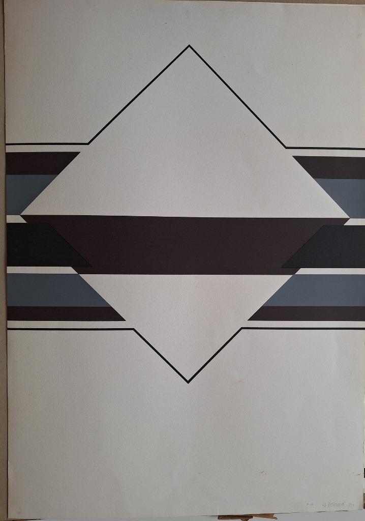 zeefdruk Gilbert DECOCK, Antiek en Kunst, Ophalen