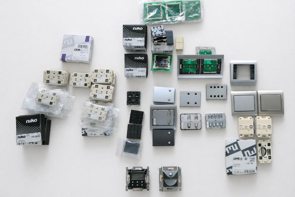 Niko Nikobus 05-000-02 schakelmodules met 12 uitgangen, Doe-het-zelf en Bouw, Elektriciteit en Kabels, Verzenden, Zo goed als nieuw