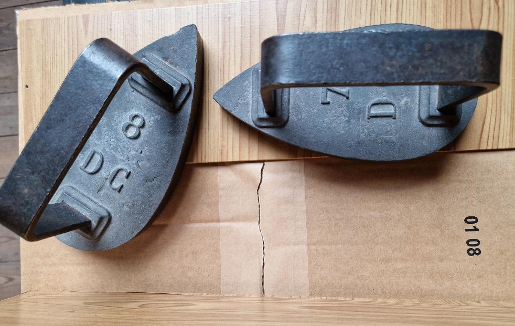 vintage gietijzeren strijkijzer, Enlèvement