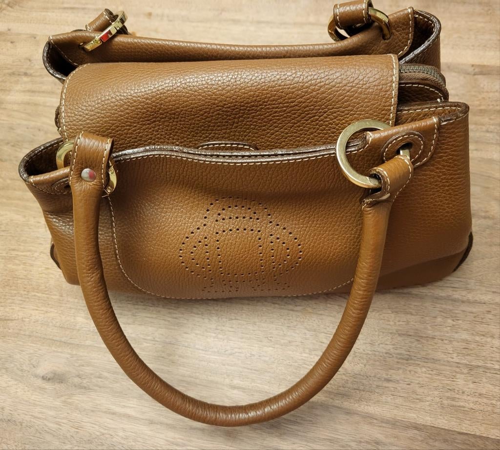 Tas Nobody in cognac kleur, Handtassen en Accessoires, Tassen | Damestassen, Ophalen, Zo goed als nieuw