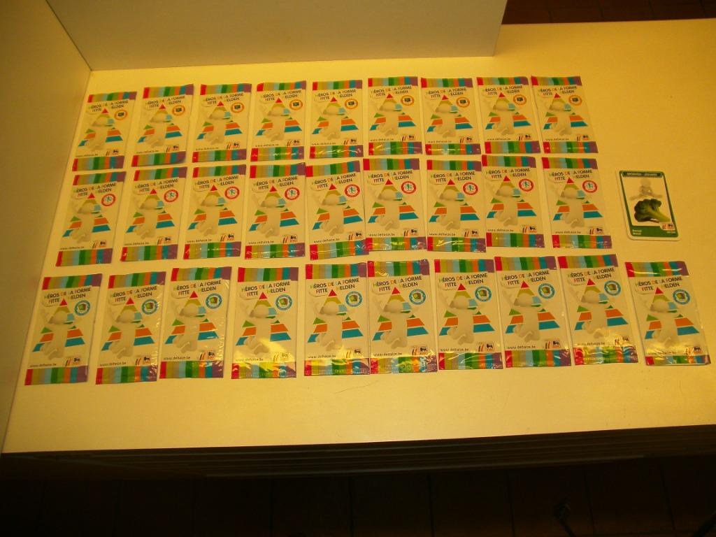 Lot de 29 packs de sets de cartes pour quatuor Delhaize, Enlèvement ou Envoi, Neuf, Jeu(x) des sept familles