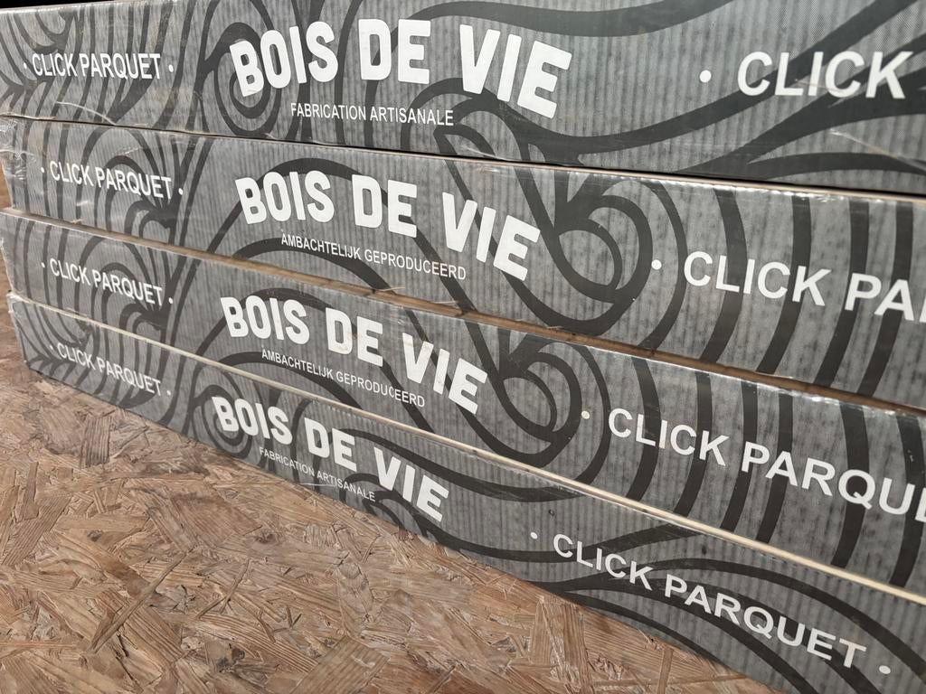 Parket 9,1m2 met eikenhouten toplaag, Doe-het-zelf en Bouw, Ophalen, Parket