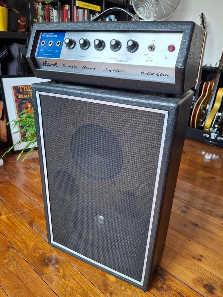 Ampli de guitare vintage National GA920P, Musique & Instruments, Enlèvement, Utilisé, Autres marques, Avec ampli