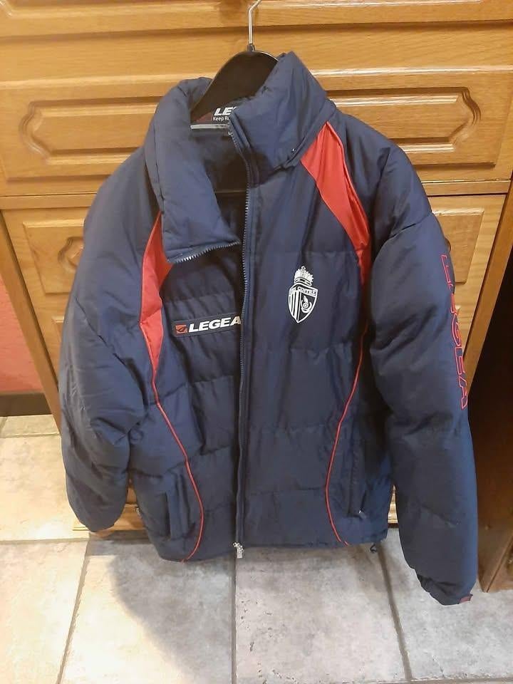 Doudoune veste LEGEA officielle AS MONACO, Enlèvement ou Envoi, Comme neuf, Maillot