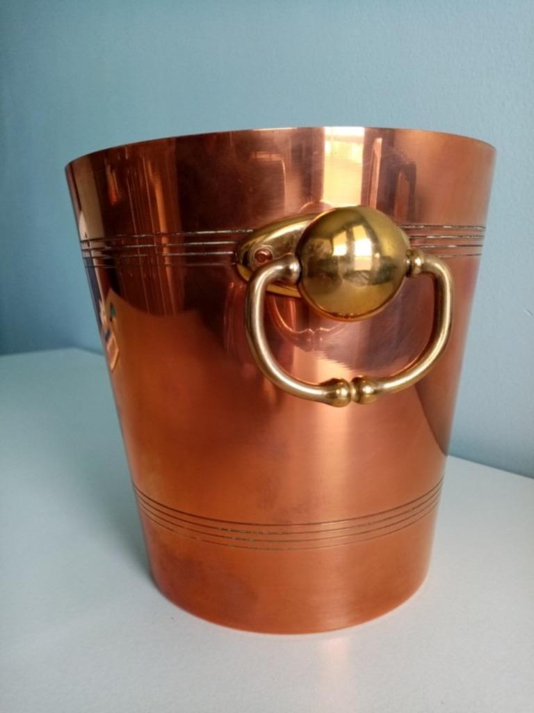 seau a Champagne cuivre, Collections, Envoi, Comme neuf, Champagne