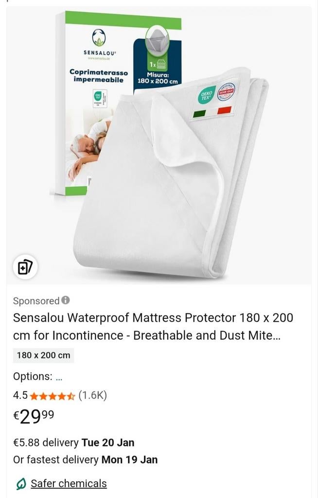 protege matelas lit enfant made in Italy, Garçon ou Fille, Comme neuf, Enlèvement, Autres types