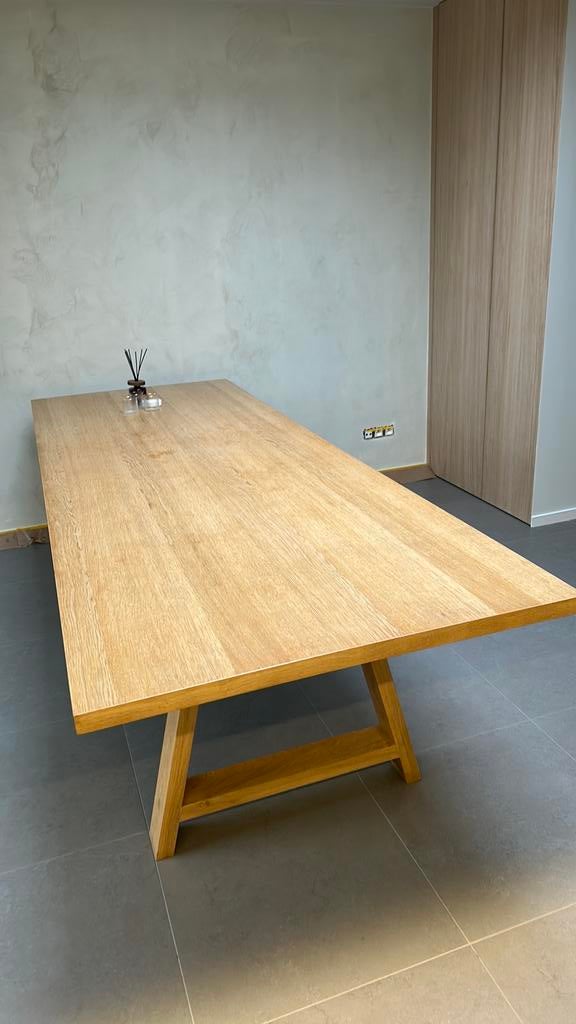 Houten eettafel, Huis en Inrichting, Ophalen, Gebruikt