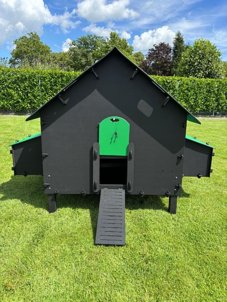 Kunststof Kippenhok Pluverdi BRUSSELS SUPERACTIE 12-24 kip, Ophalen, Nieuw, Kippenhok of Kippenren