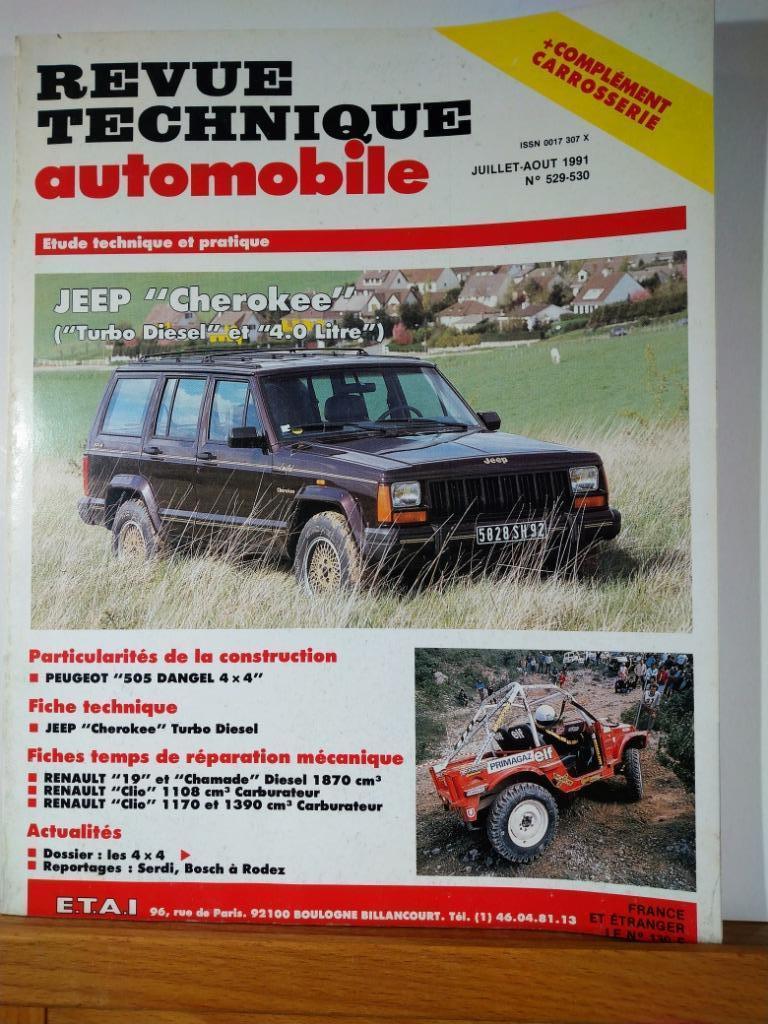RTA - Jeep Cherokee - Peugeot 505 Dangel 4 x 4 - n 529-530, Verzenden