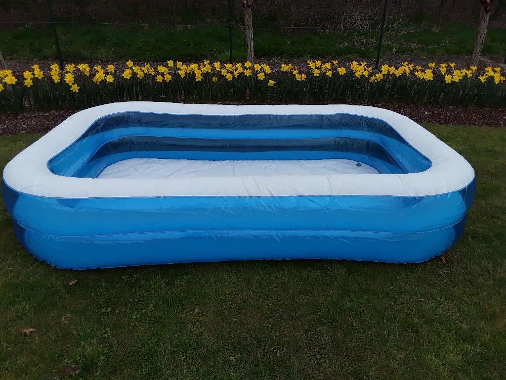 opblaasbaar zwembad, Tuin en Terras, Zwembaden, Ophalen, Zo goed als nieuw, Rechthoekig, Opblaaszwembad