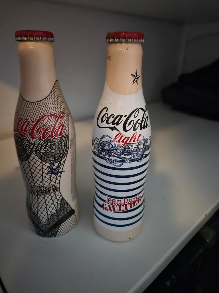 2 Coca-Cola flesjes jean paul gaultier, Collections, Enlèvement ou Envoi