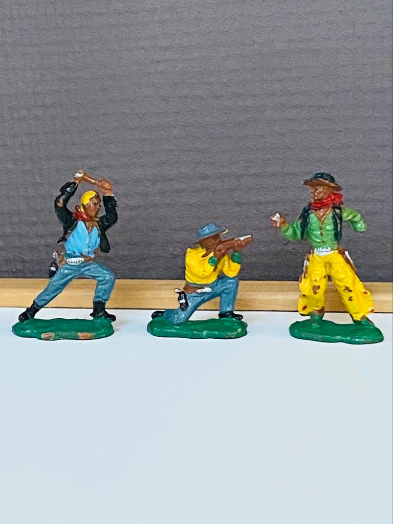 Antieke en zeldzame cowboyfiguren - jaren 60, Verzamelen, Ophalen of Verzenden, Gebruikt