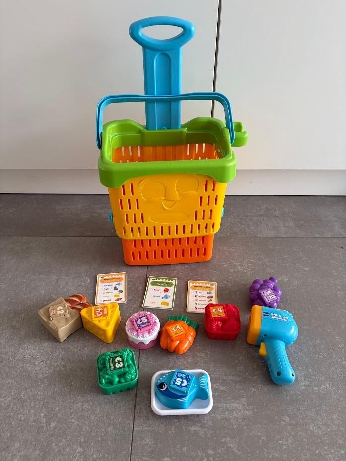 VTech Scan & Leer 2 in 1 Winkelmand, Ophalen, Gebruikt, 6 maanden tot 2 jaar