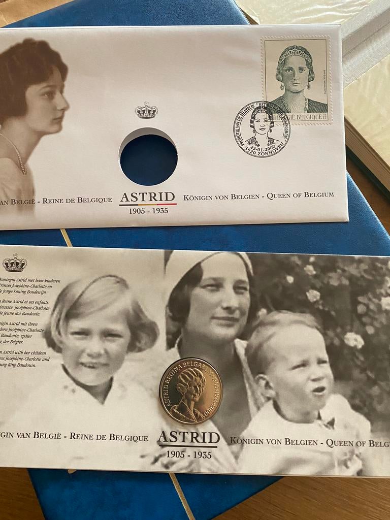 Munt koningin Astrid, Postzegels en Munten, Ophalen