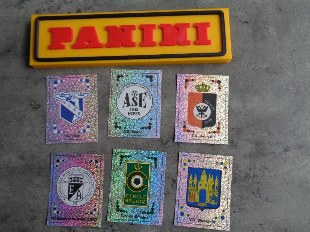 LOT DE 6 BADGES DE FOOTBALL AUTOCOLLANTS PANINI FOOTBALL 200, Envoi