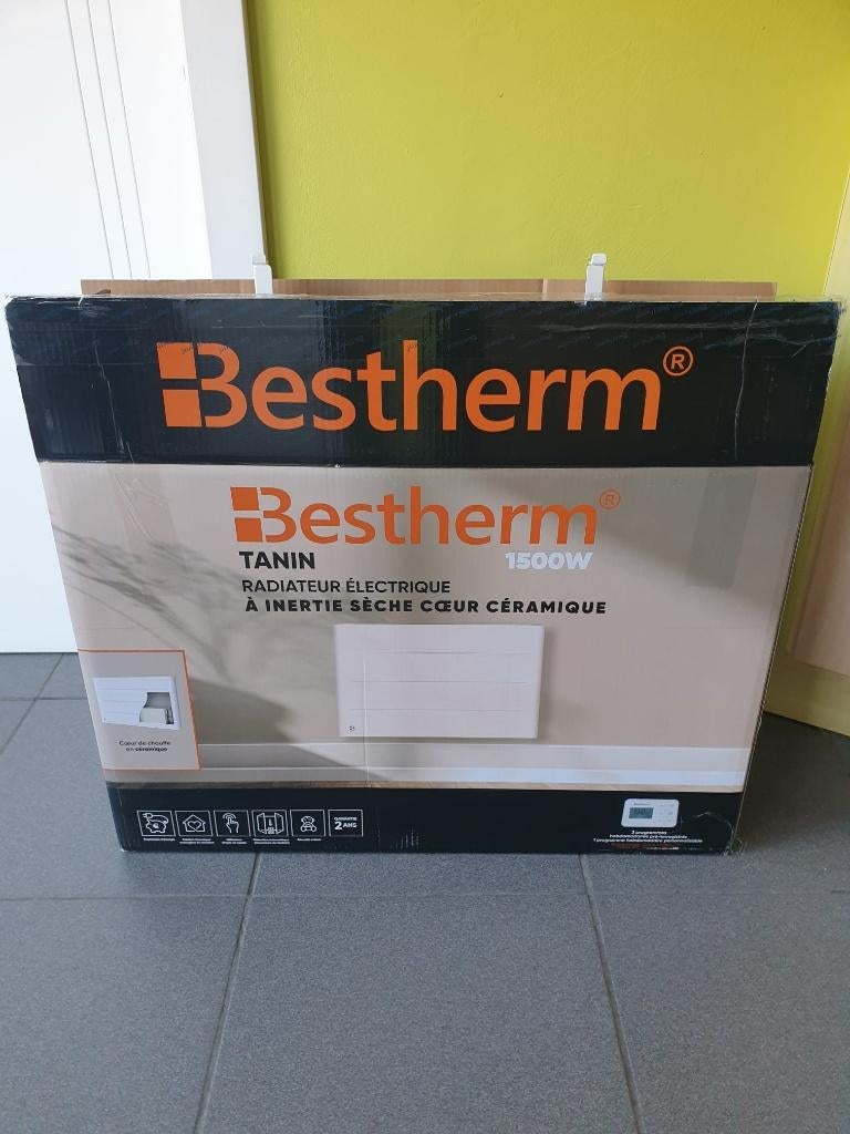 Convecteur à inertie Bestherm 1500W blanc, Enlèvement, Radiateur, 30 à 80 cm, 60 à 150 cm