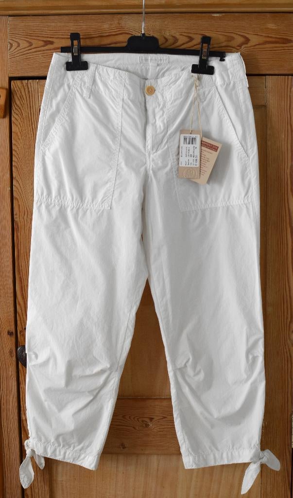 WITTE 3-KWART BROEK MERK HAMPTON BAYS SIZE 34, Ophalen, Wit, Nieuw, Hampton Bays