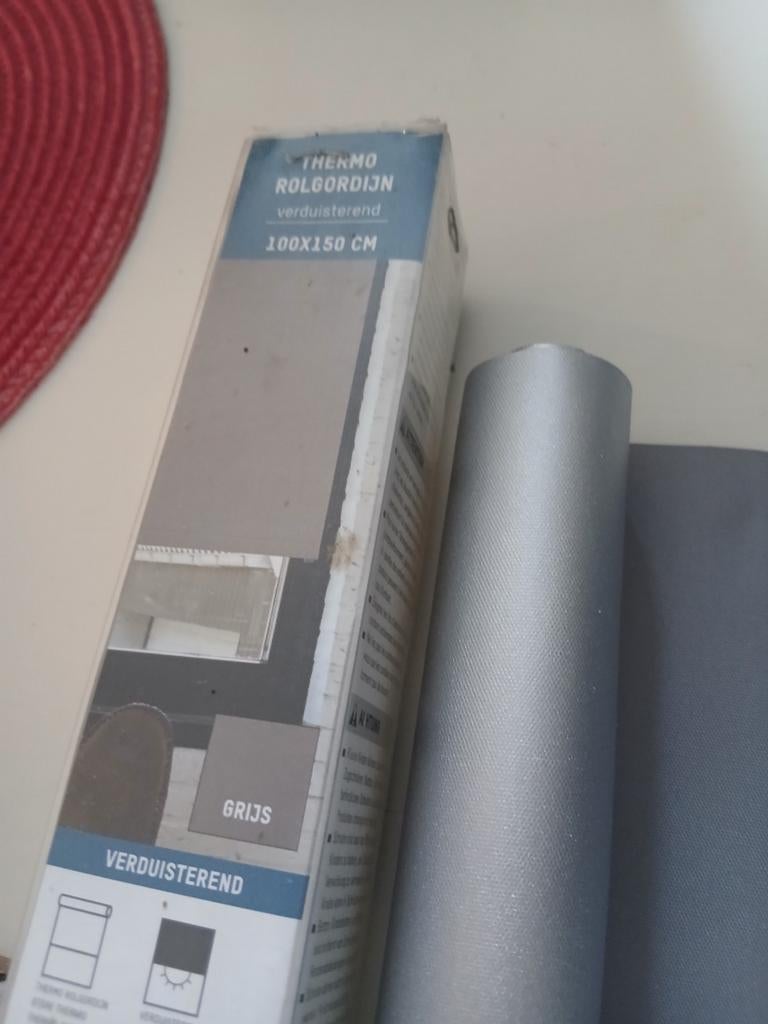 Store ikea gris 100x150, Maison & Meubles, Enlèvement, Gris