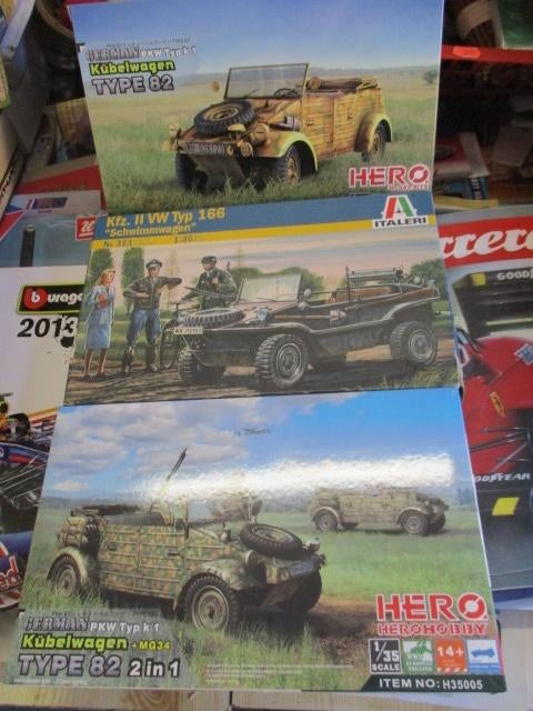 models kits " shimm et kubelwagen ww2"au 1/35, Hobby en Vrije tijd, Modelbouw | Auto's en Voertuigen, Ophalen of Verzenden, Nieuw