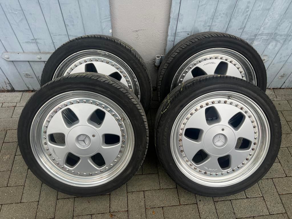 MAE Mach1 18 inch Velgen Mercedes W124 W201 W210 W202, Auto-onderdelen, Ophalen, 18 inch, Velg(en)