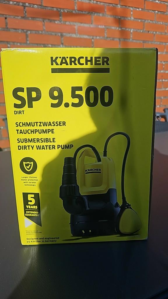 Karcher dompelpomp, Ophalen, Gebruikt, Dompelpomp