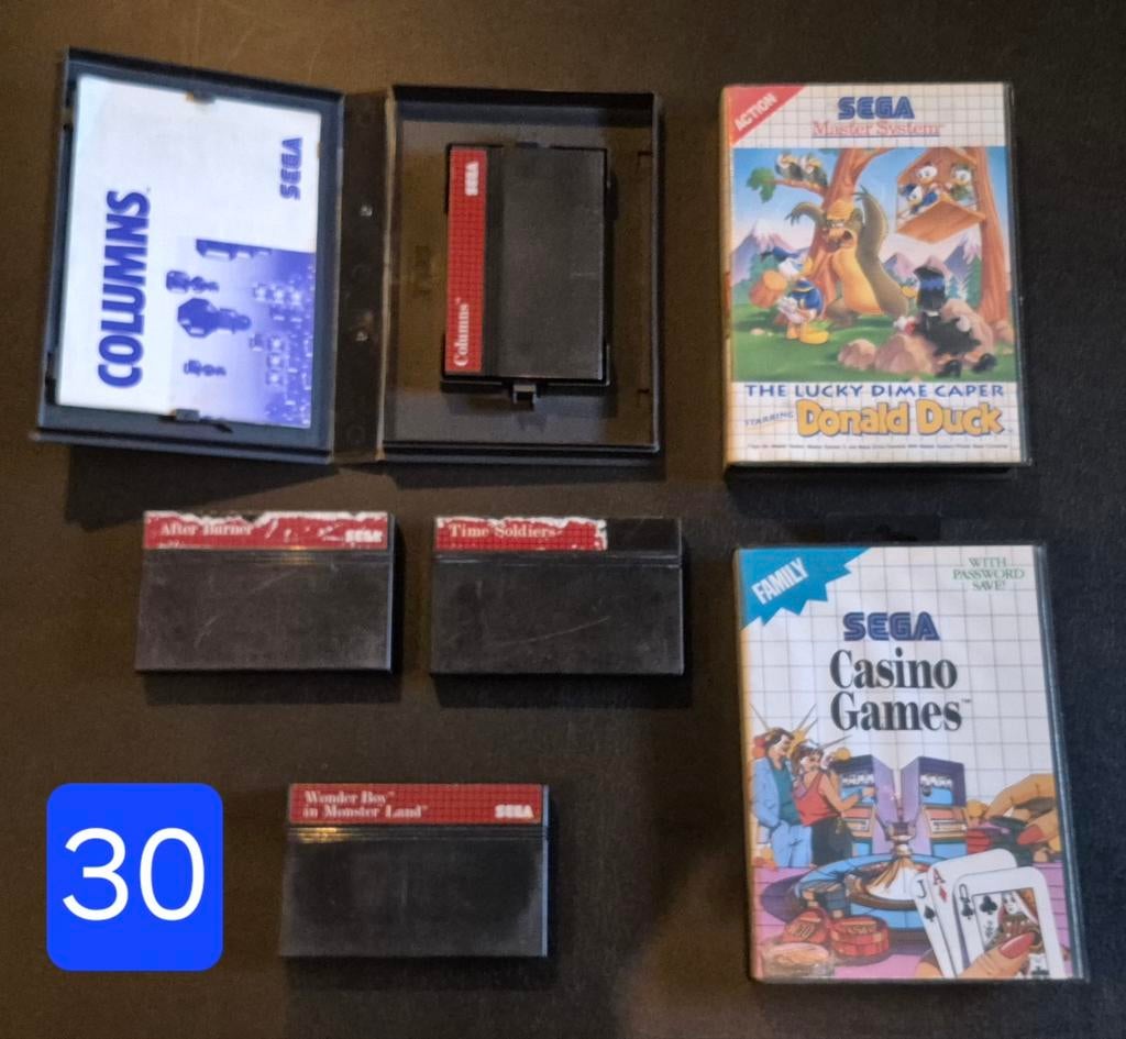 Jeux pour Sega Master, Games en Spelcomputers, Games | Sega, Master System