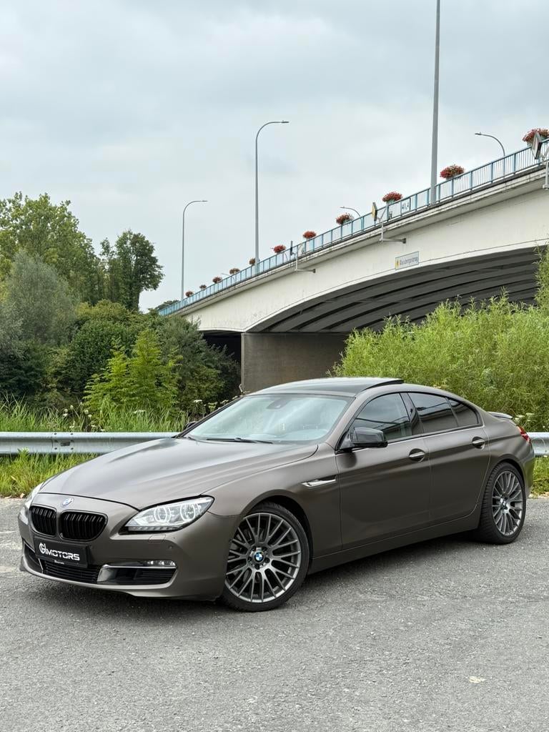 BMW 640D Gran Coupe Matt 313pk + overname mogelijk, Automaat, Euro 5, Achterwielaandrijving, Zwart