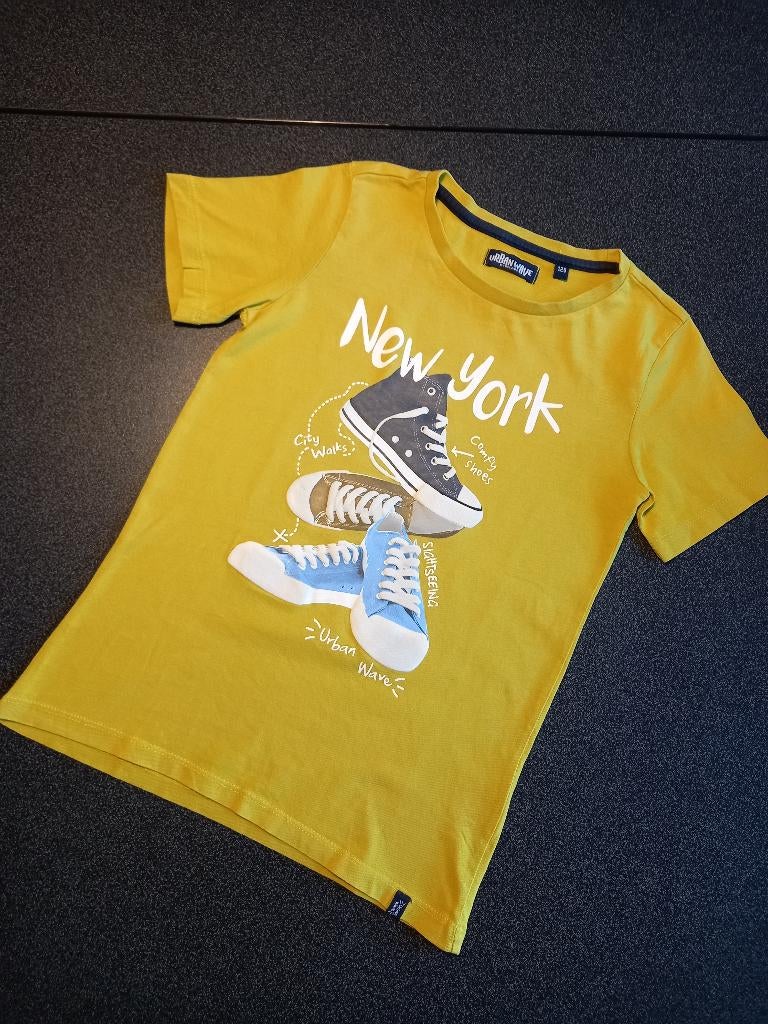 Jongenskleding – T-shirt ‘New York’ – maat 128, Kinderen en Baby's, Kinderkleding | Maat 128, Gebruikt, Ophalen of Verzenden, Shirt of Longsleeve