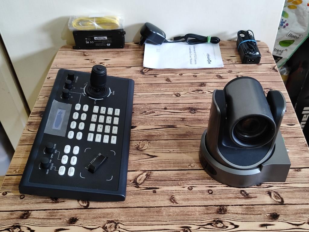 PTZOPTICS OBS Live Streaming PTZ HD Camera + IP Controller, Verzenden, Zo goed als nieuw