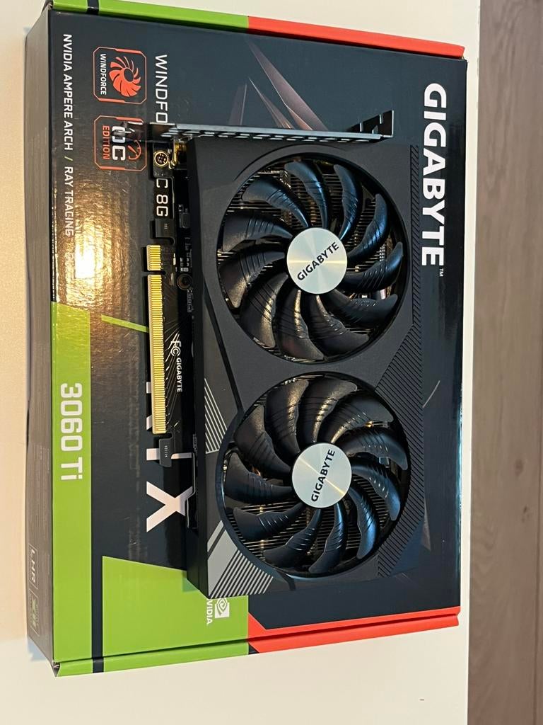 Nvidia Rtx 3060 Ti 8gb, Computers en Software, Videokaarten, GDDR6, PCI-Express 4, Ophalen of Verzenden, Zo goed als nieuw