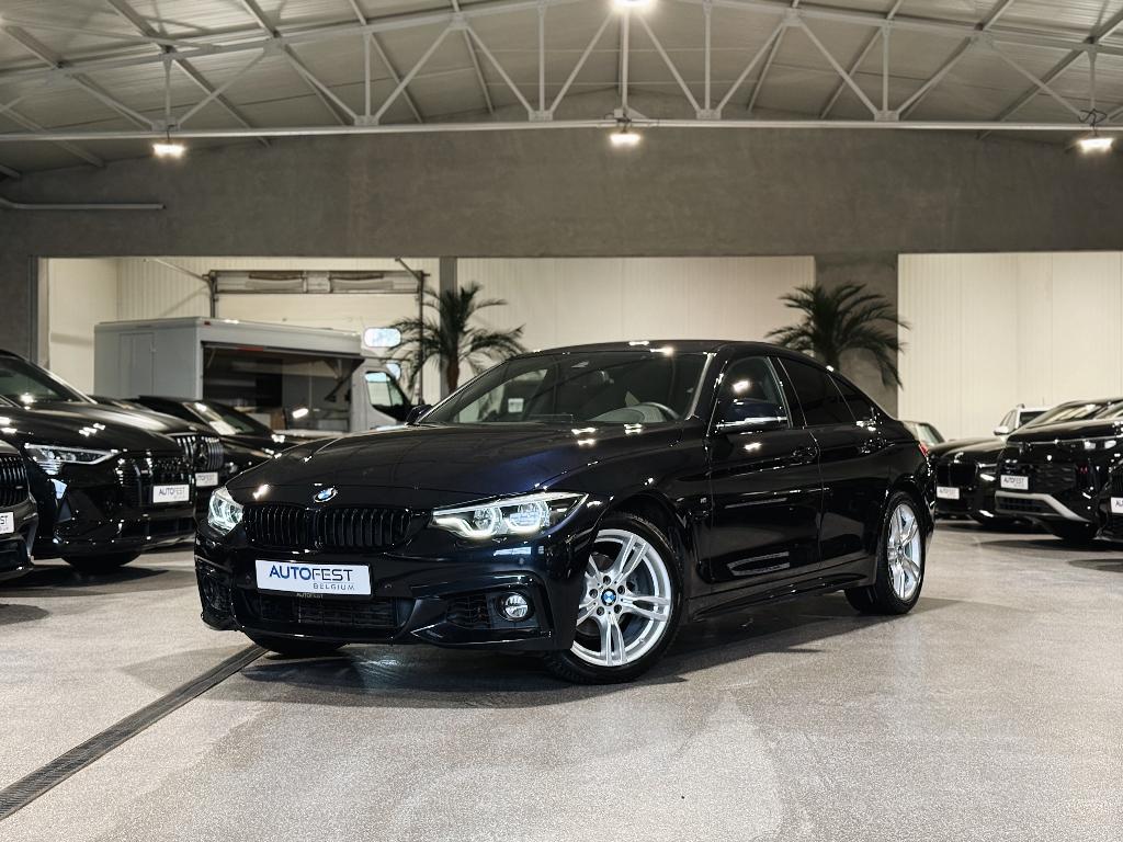 BMW 418iA Gran Coupé M-Sport - 12 Mnd Garantie, Auto's, Achterwielaandrijving, Zwart, Leder, 5 zetels