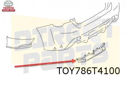 Toyota GT86 Coupe (7/12-6/20)  (ZN6) achterbumperspoiler mid, Neuf, -, Toyota, -
