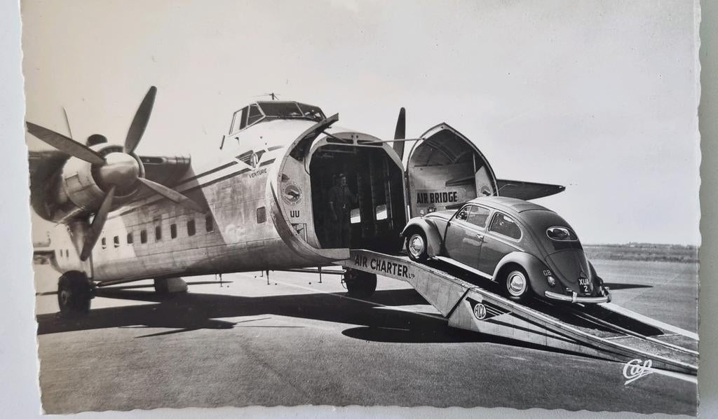 Ansichtkaart, VW ladybug, Ophalen of Verzenden, Gelezen