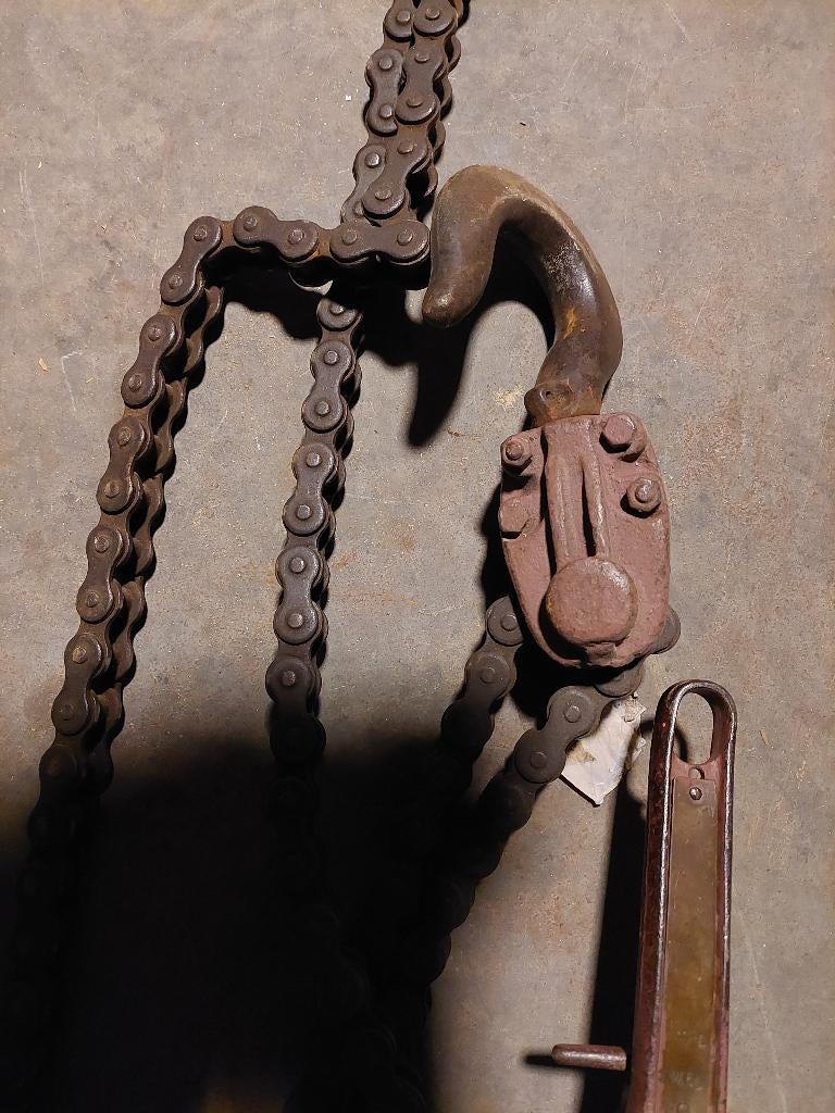 ketting takel 1500 kgr, Enlèvement, Utilisé, Manuelle